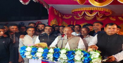 গোবিন্দগঞ্জের  গুমানীগঞ্জে আ.লীগের শান্তি সমাবেশ