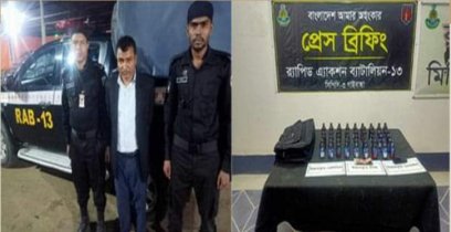 গাইবান্ধা পলাশবাড়ীতে মাদক কারবারি গ্রেফতার