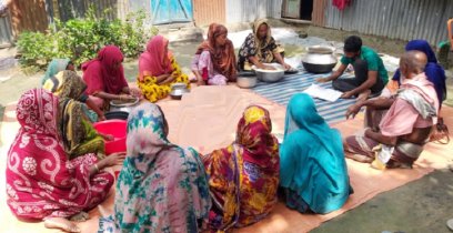 গাইবান্ধায় দুর্যোগে চরাঞ্চলের মানুষের ভরসা কমিউনিটি ফুড ব্যাংক