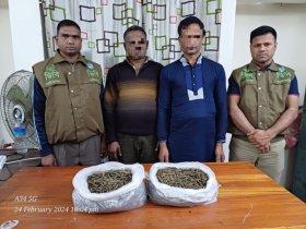 গাইবান্ধা জেলা পুলিশের অভিযানে গাঁজাসহ মাদক কারবারি গ্রেফতার